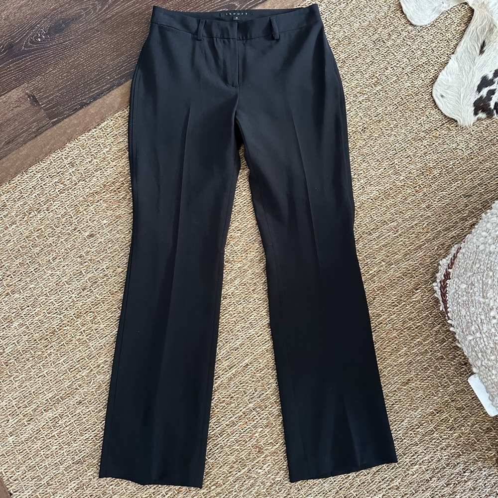 Vintage Theory Y2k Black Stretch Trouser Pants Work Pants Low Rise sz 2